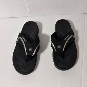 WEINBRENNER black sandals men size 7